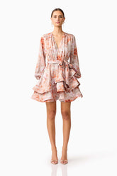 ELLIATT PIPER LONG SLEEVE MINI DRESS